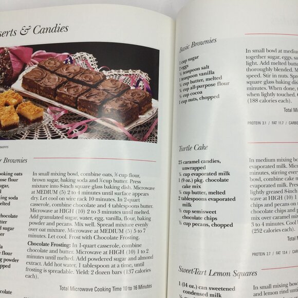 Vintage 1998 General Electric The Microwave Cookbook Cooking Made Easy Recipes - Picture 11 of 12